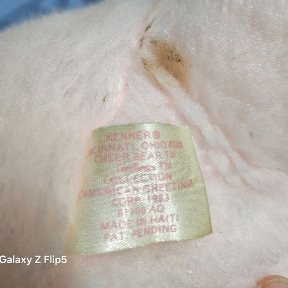 Care Bears 1983 ORIGINAL Vintage Kenner Cheer Bear - Picture 4 of 8